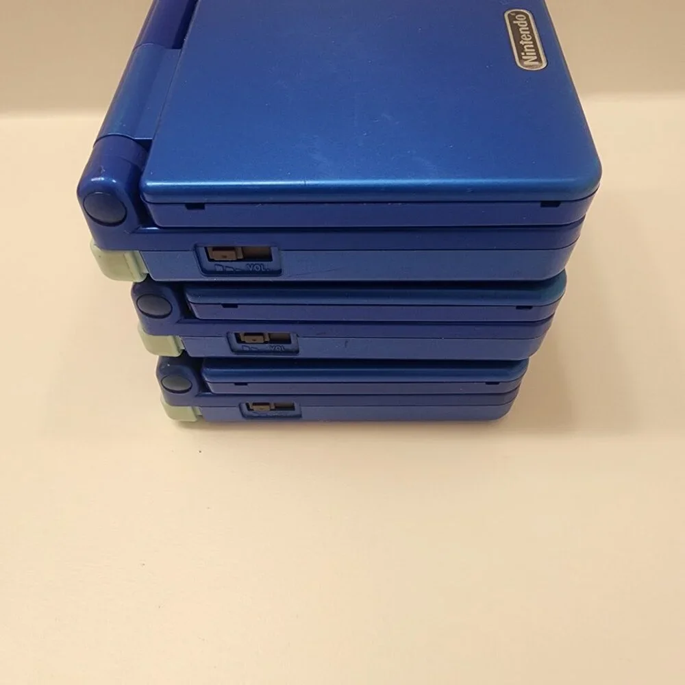 1X Rare Nintendo Blue Gameboy Advance SP 100% GENUINE Rockman (Japanese Megaman)